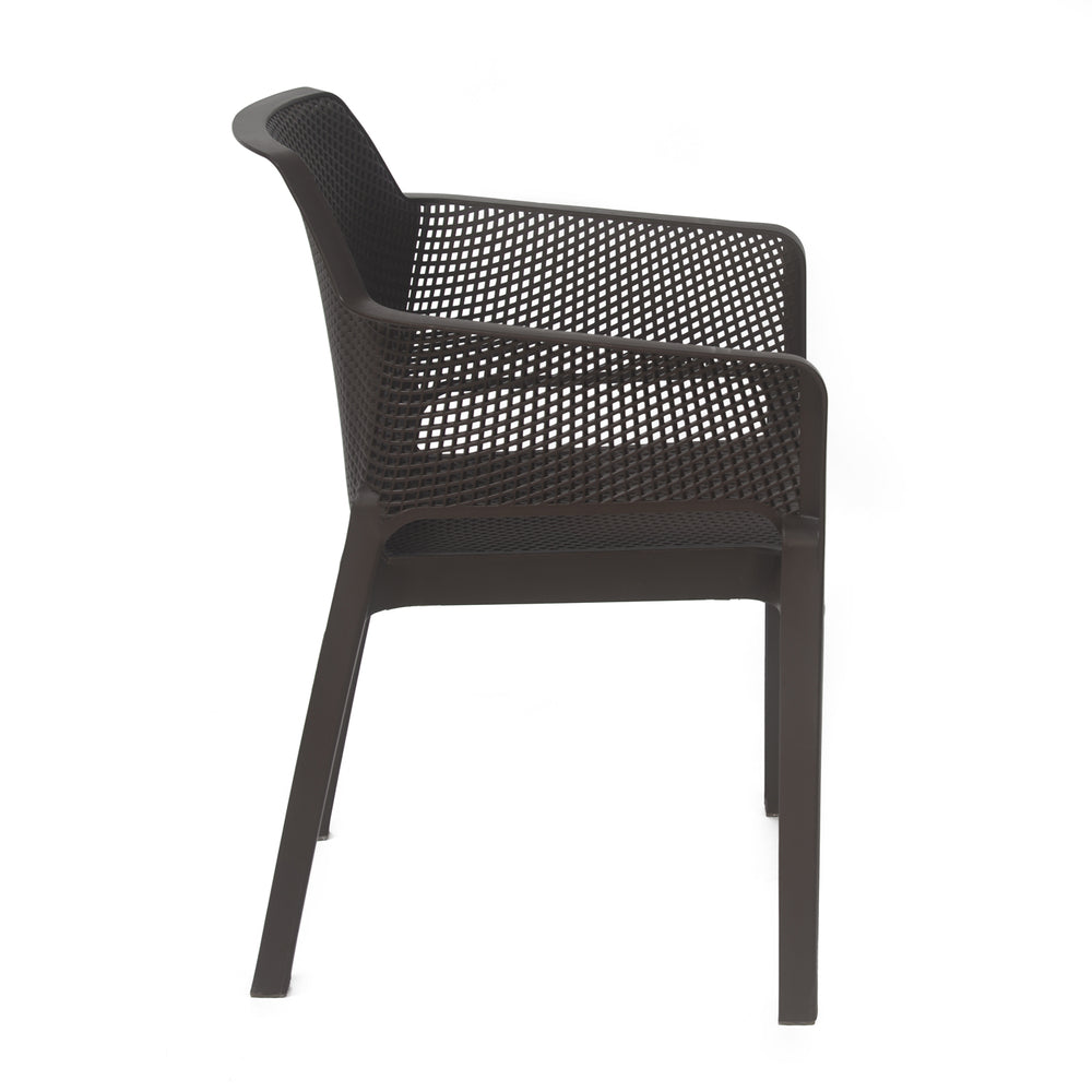 Nilkamal Orchid Captain 1 + 4 Chair Dining Set (Rust Brown) - Nilkamal | VK Furniture & Electronics Mangalore