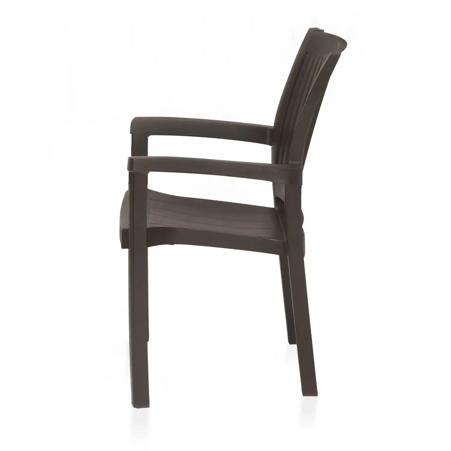 Nilkamal Platinum Plastic Arm Chair (Season Rust Brown) - Nilkamal | VK Furniture & Electronics Mangalore