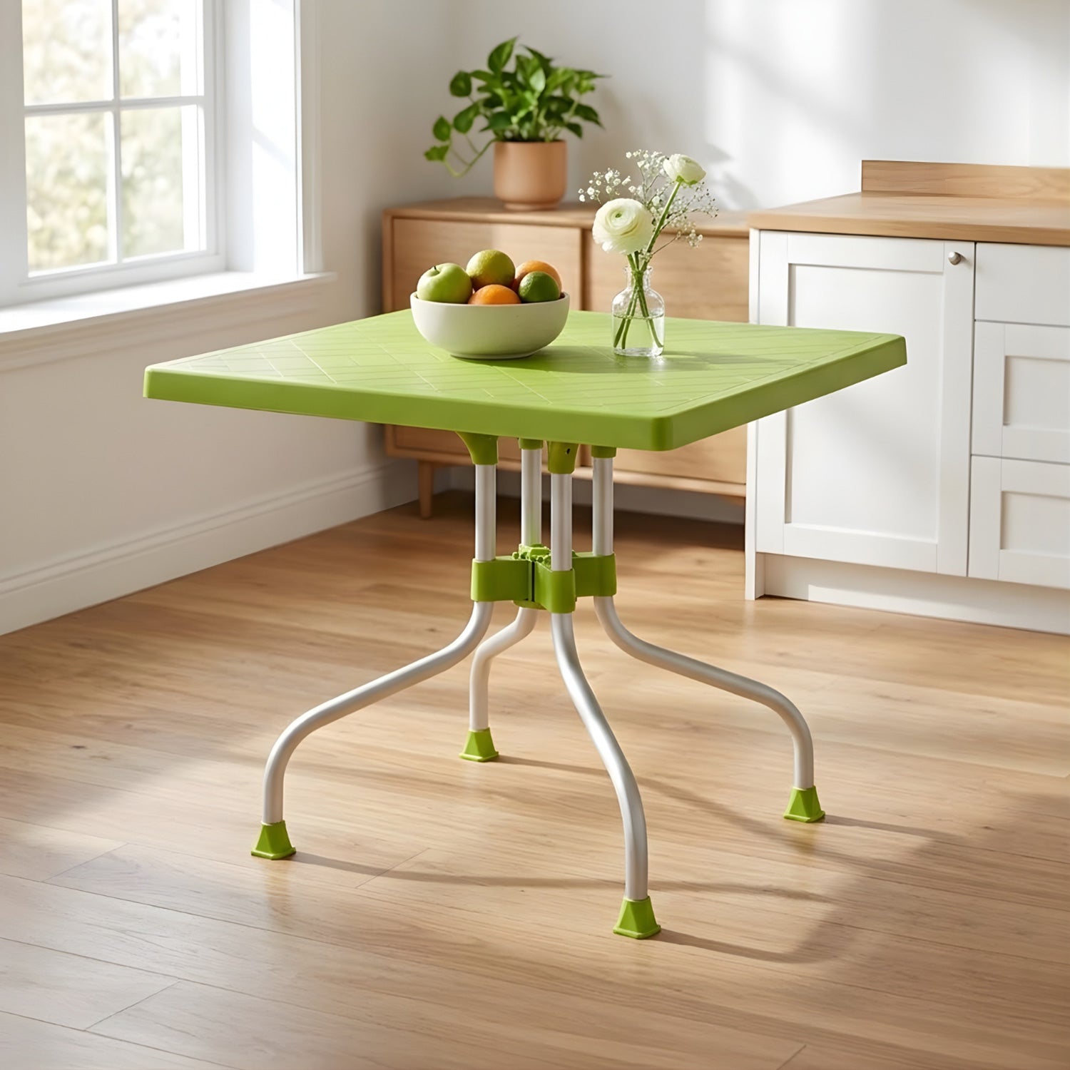 Nilkamal Orchid 4 Seater Plastic Dining Table