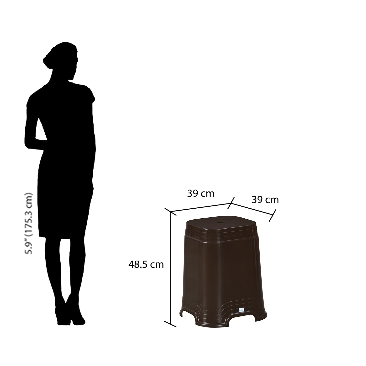 Nilkamal GOGO STL32 Plastic Stool - Nilkamal | VK Furniture & Electronics Mangalore