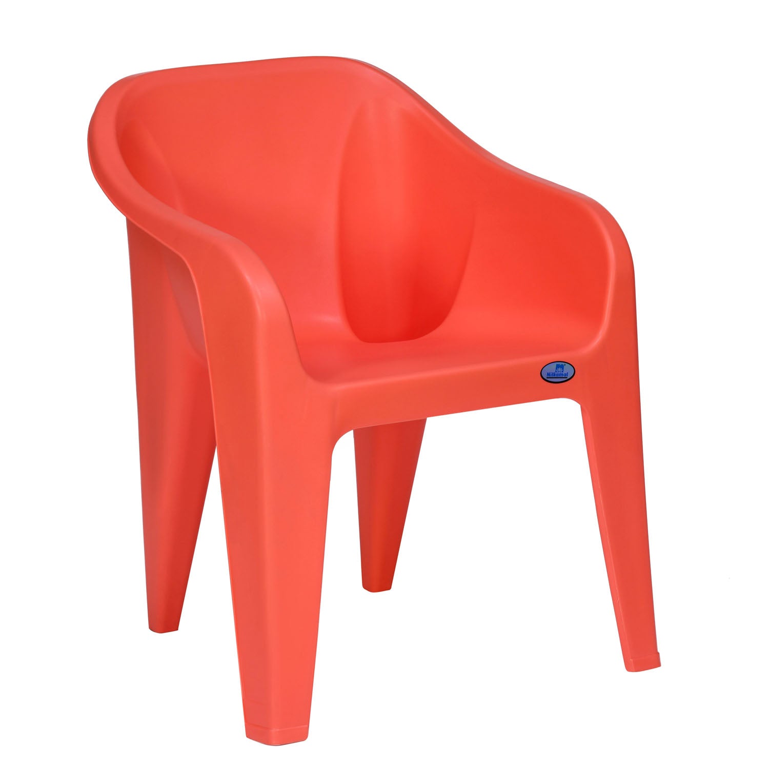 Nilkamal Eeezy Go Plastic Arm Chair (Peach) - Nilkamal | VK Furniture & Electronics Mangalore