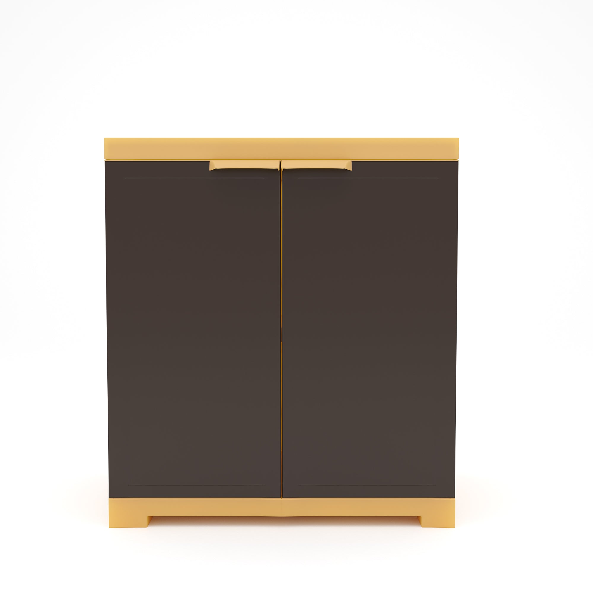 Nilkamal Freedom Mini Small (FMS) Plastic Storage Cabinet/Bookshelf (Weathered Brown / Biscuit) - Nilkamal | VK Furniture & Electronics Mangalore