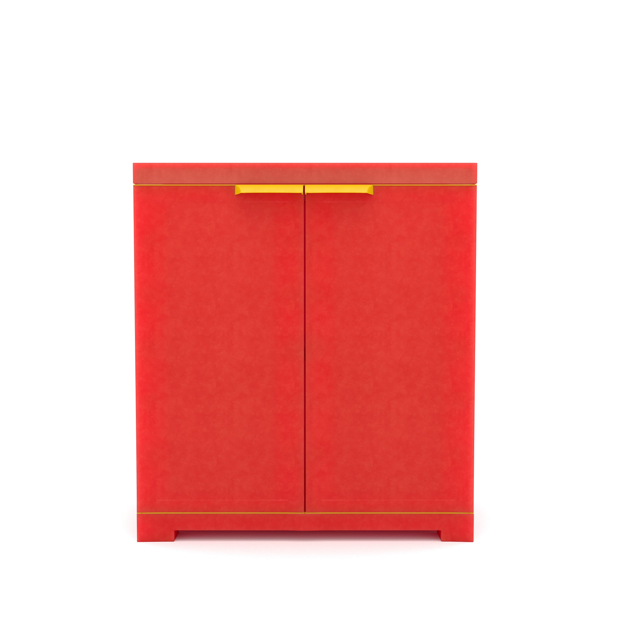Nilkamal Freedom Mini Small (FMS) Plastic Storage Cabinet (Bright Red / Yellow) - Nilkamal | VK Furniture & Electronics Mangalore