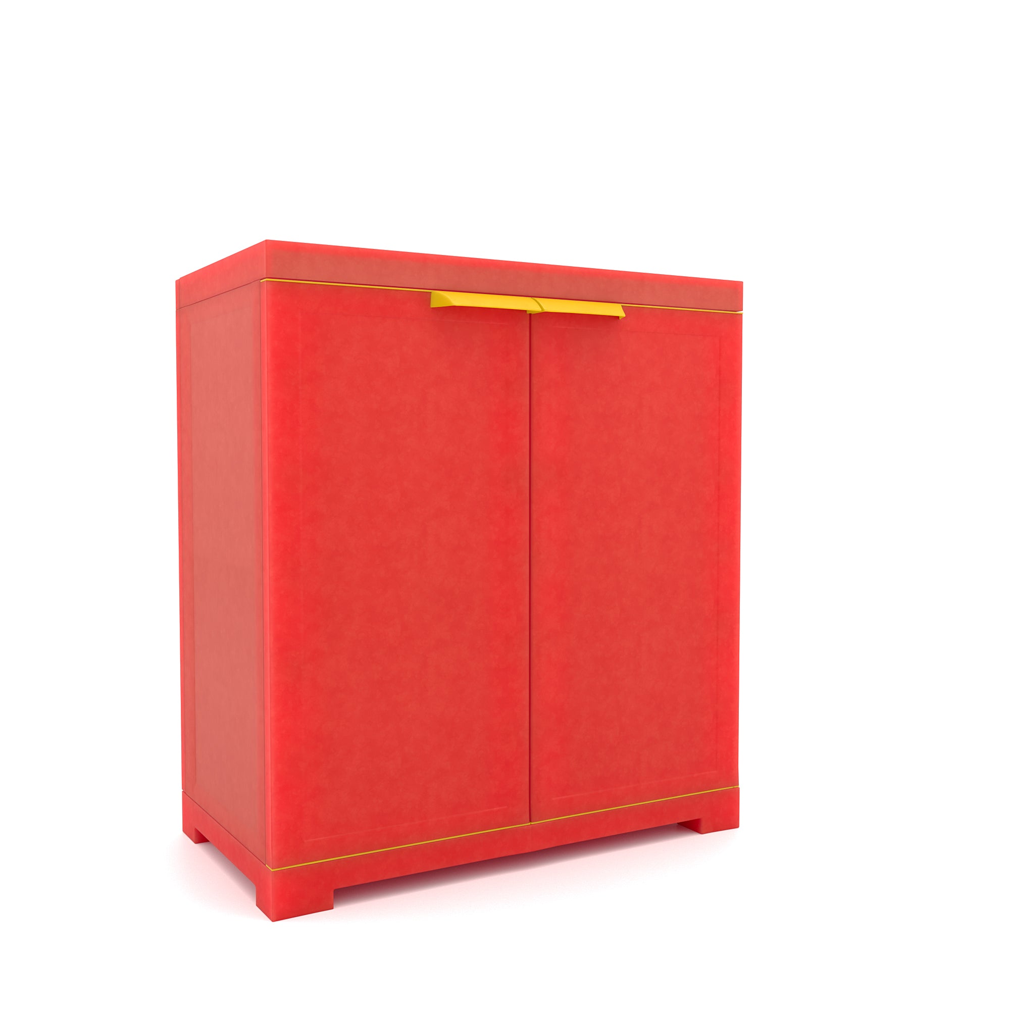 Nilkamal Freedom Mini Small (FMS) Plastic Storage Cabinet (Bright Red / Yellow) - Nilkamal | VK Furniture & Electronics Mangalore