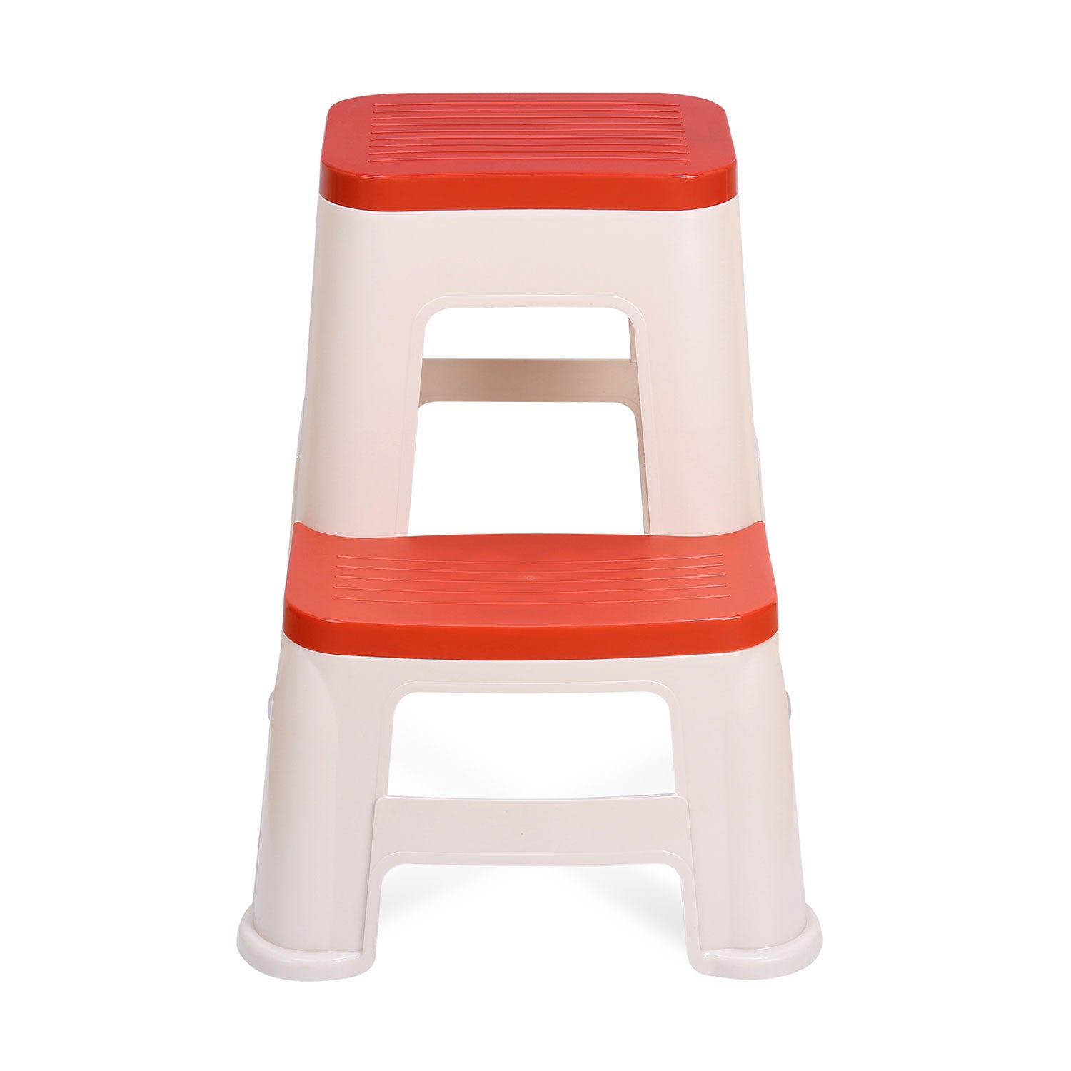 Nilkamal Step Stool 31 (Basket Beach /  Coral Red) - Nilkamal | VK Furniture & Electronics Mangalore