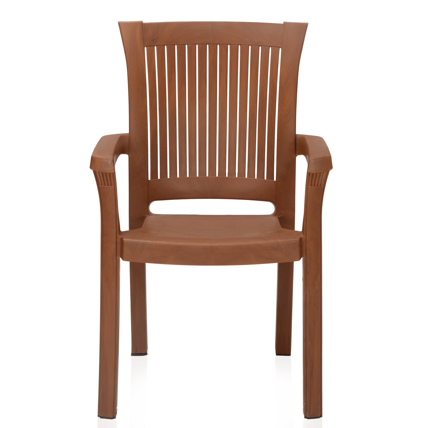 Nilkamal Platinum Plastic Arm Chair (Mango Wood) - Nilkamal | VK Furniture & Electronics Mangalore