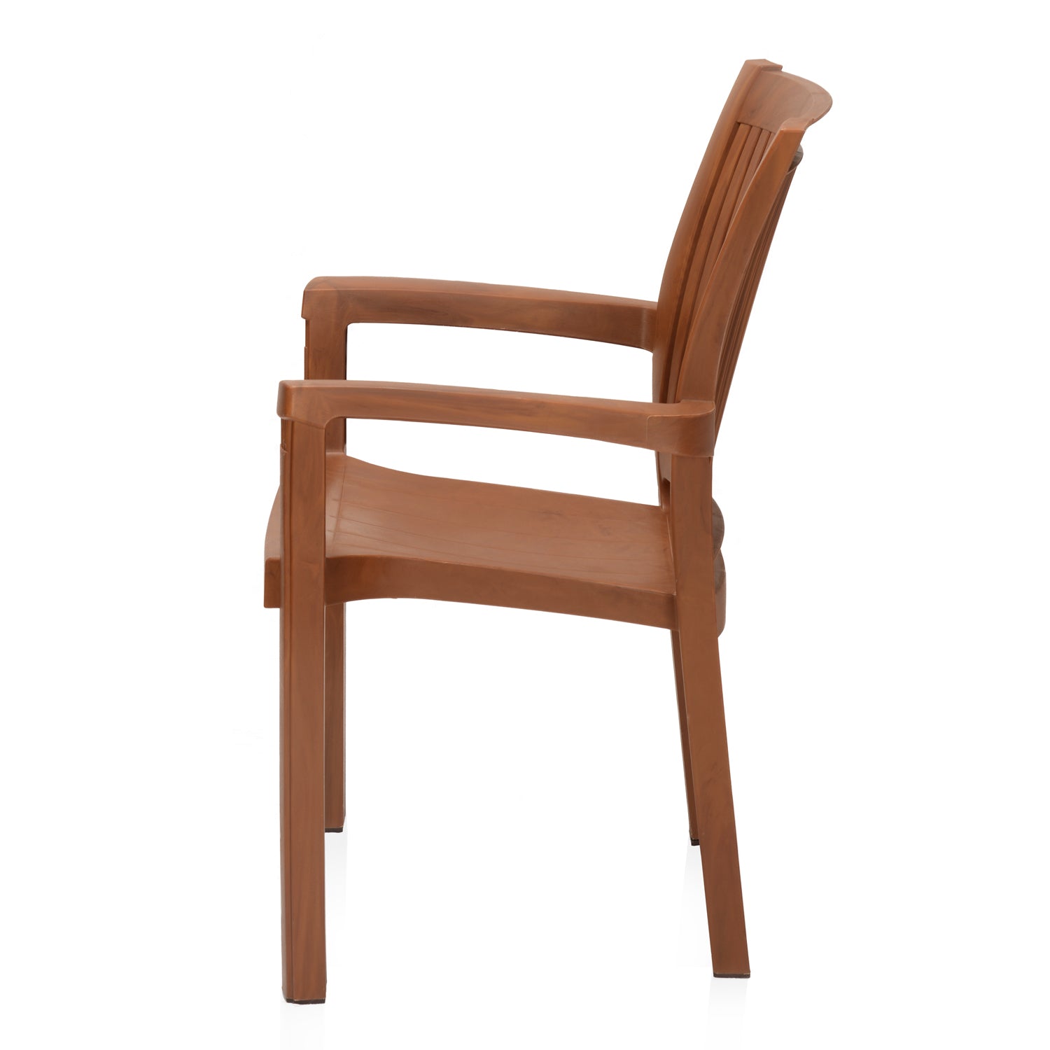 Nilkamal Platinum Plastic Arm Chair (Mango Wood) - Nilkamal | VK Furniture & Electronics Mangalore