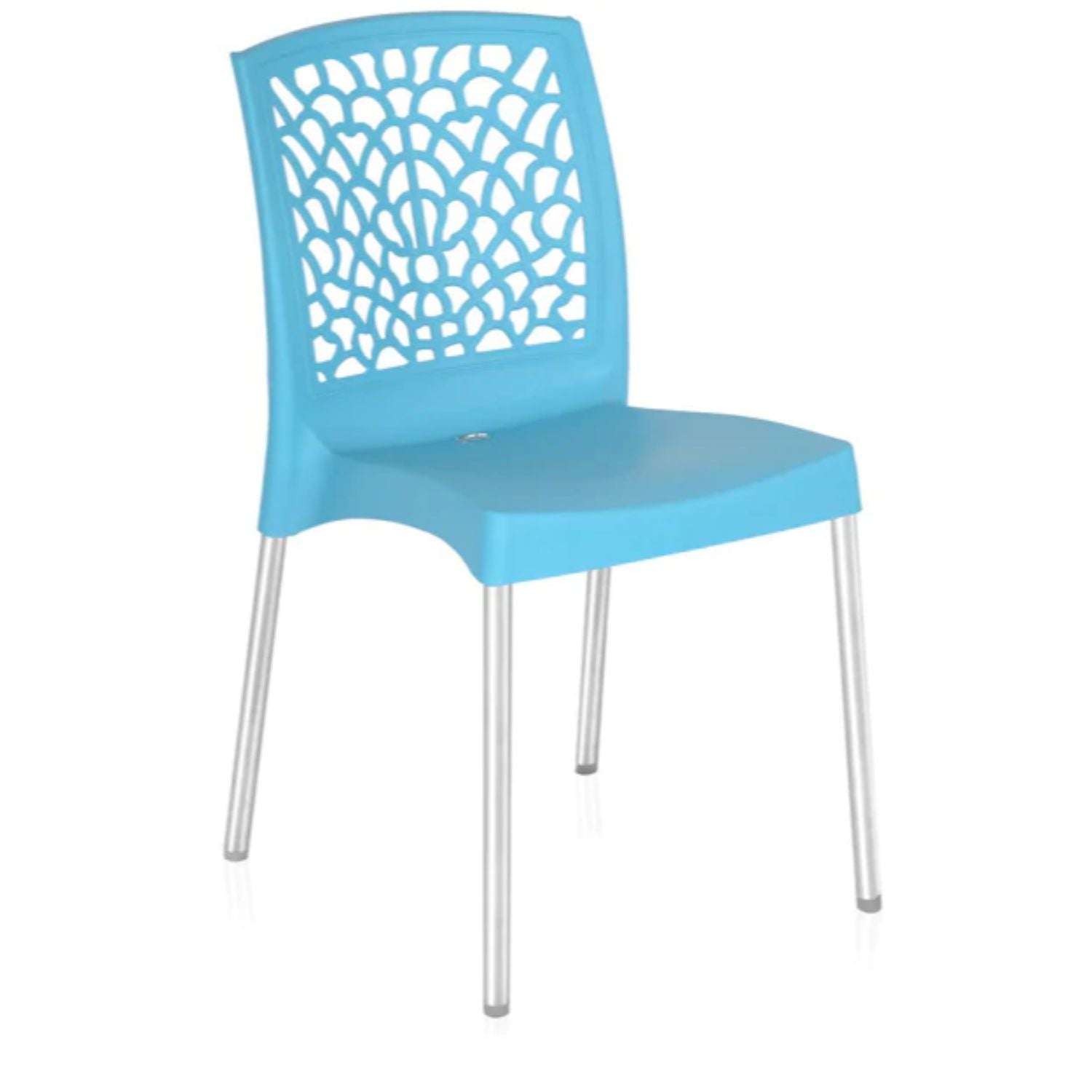 Nilkamal Novella 19 Plastic Armless Chair (Celeste Blue) - Nilkamal | VK Furniture & Electronics Mangalore