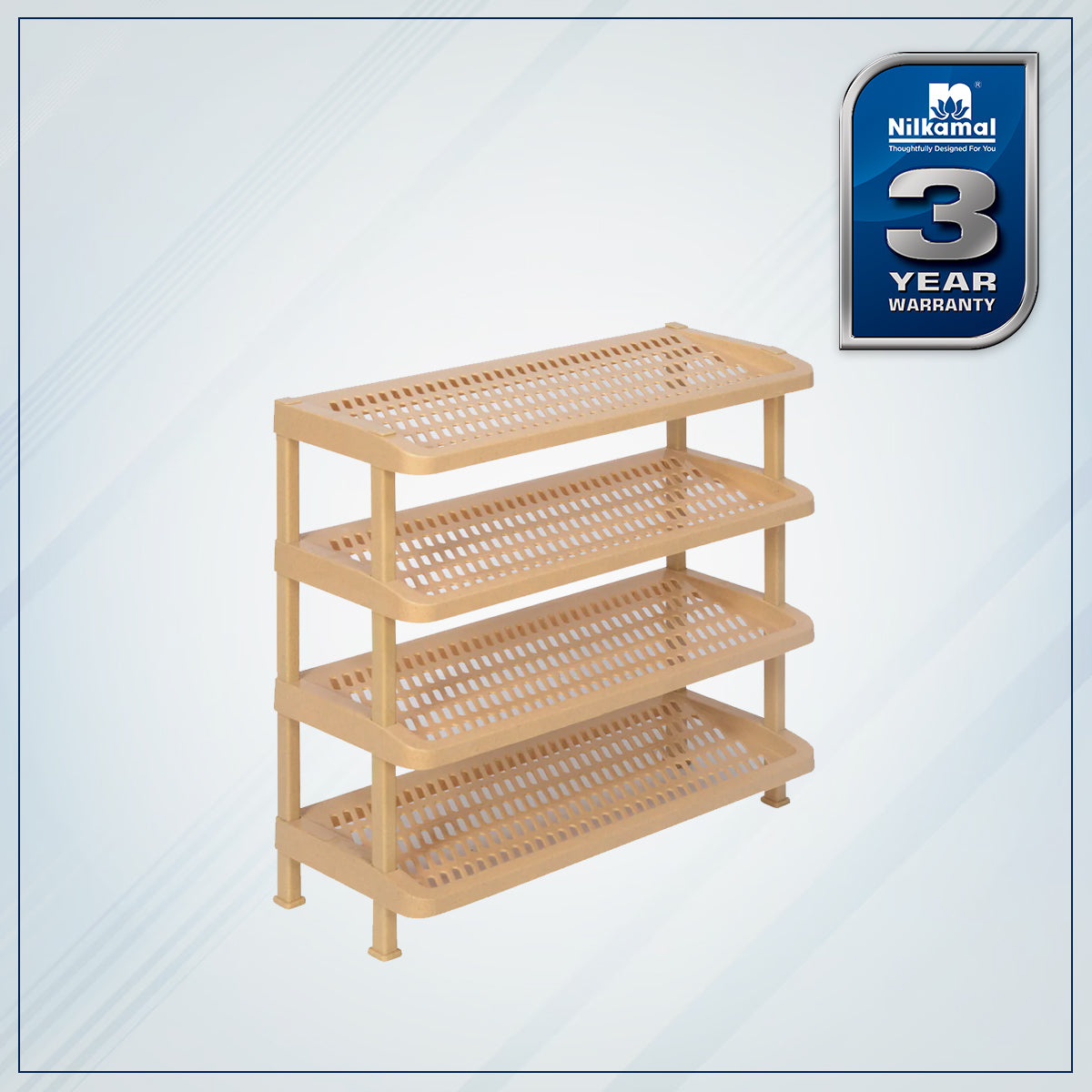 Nilkamal Multirack 04 (Marble Beige) - Nilkamal | VK Furniture & Electronics Mangalore
