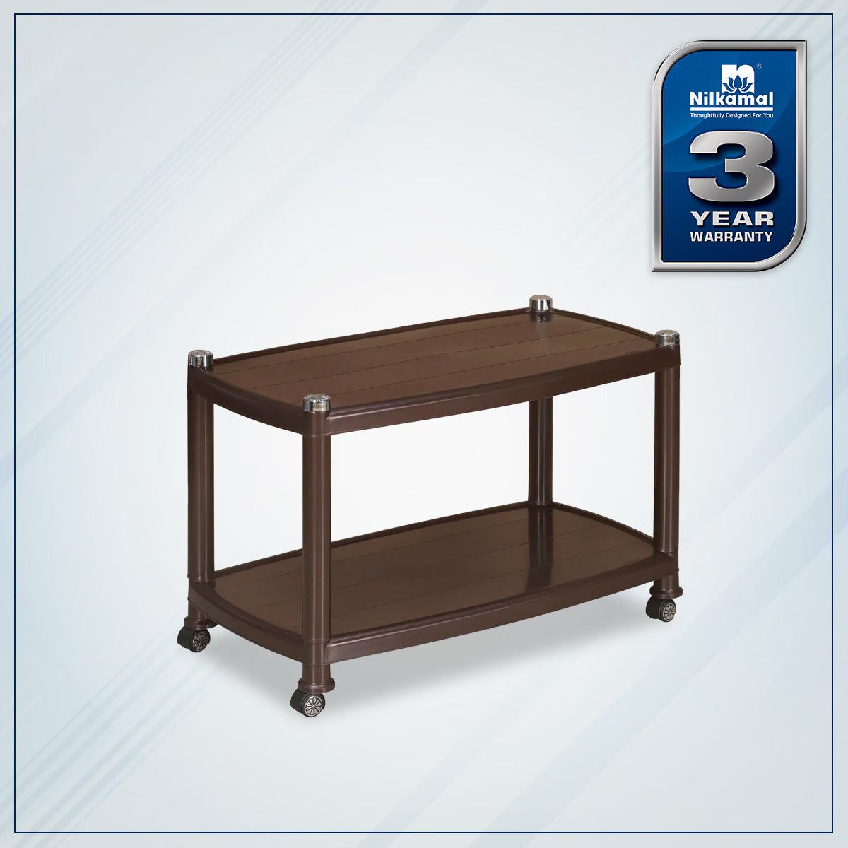 Nilkamal Centro Table 05 (Weather Brown) - Nilkamal | VK Furniture & Electronics Mangalore