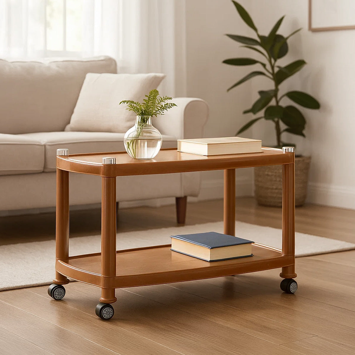 Nilkamal Centro Table 05 (Pear Wood) — Nilkamal | VK Furniture Mangalore