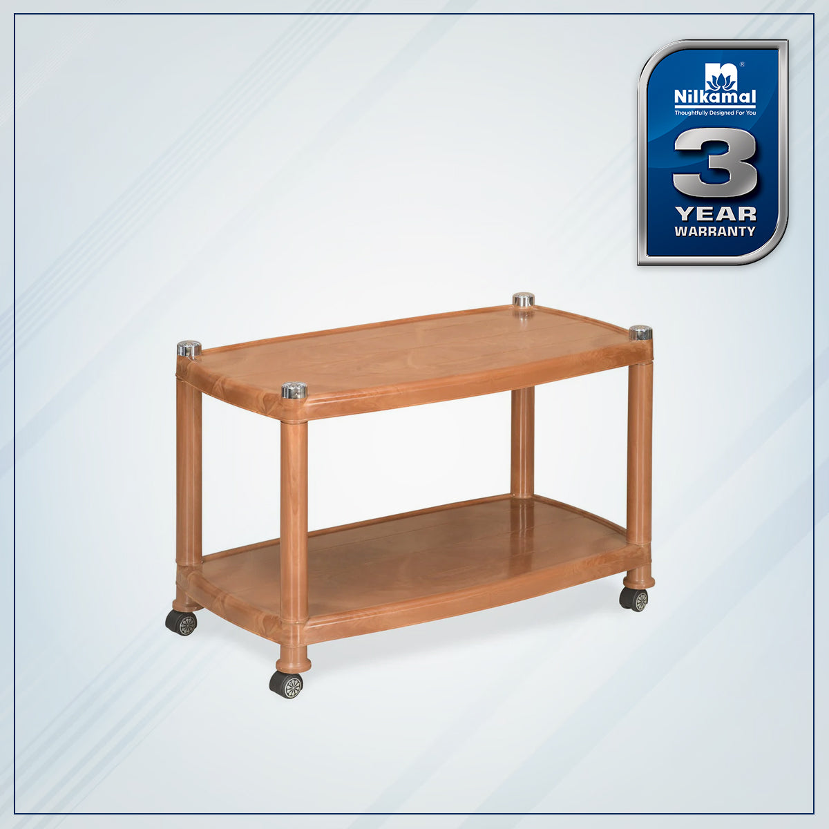 Nilkamal Centro Table 05 (Pear Wood) - Nilkamal | VK Furniture & Electronics Mangalore