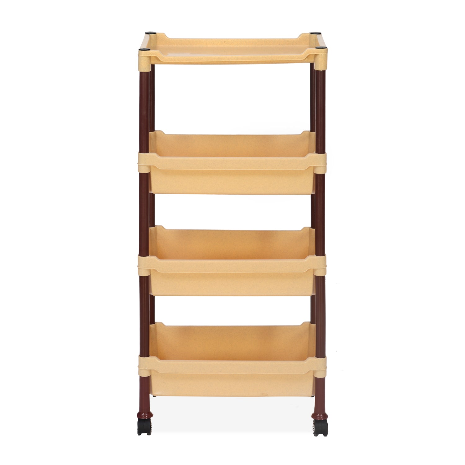 Nilkamal Trolley 23 (Maroon and Marble Beige) - Nilkamal | VK Furniture & Electronics Mangalore