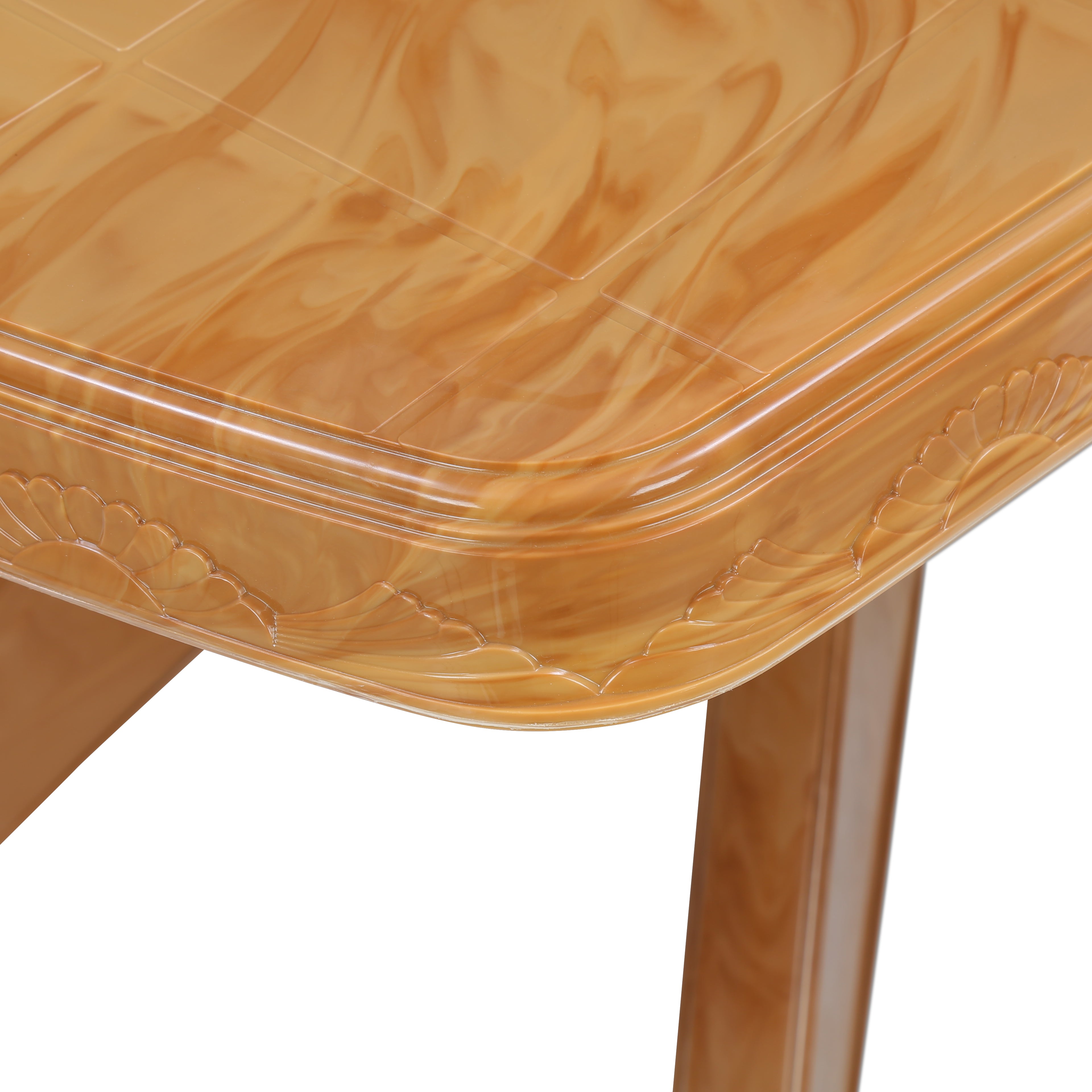 Nilkamal Shahenshah Kross Legged Table (Pear Wood)