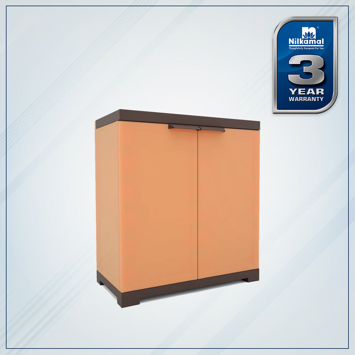 Nilkamal Freedom Mini Shoe Cabinet 09 (Rust and Weathered Brown) - Nilkamal | VK Furniture & Electronics Mangalore