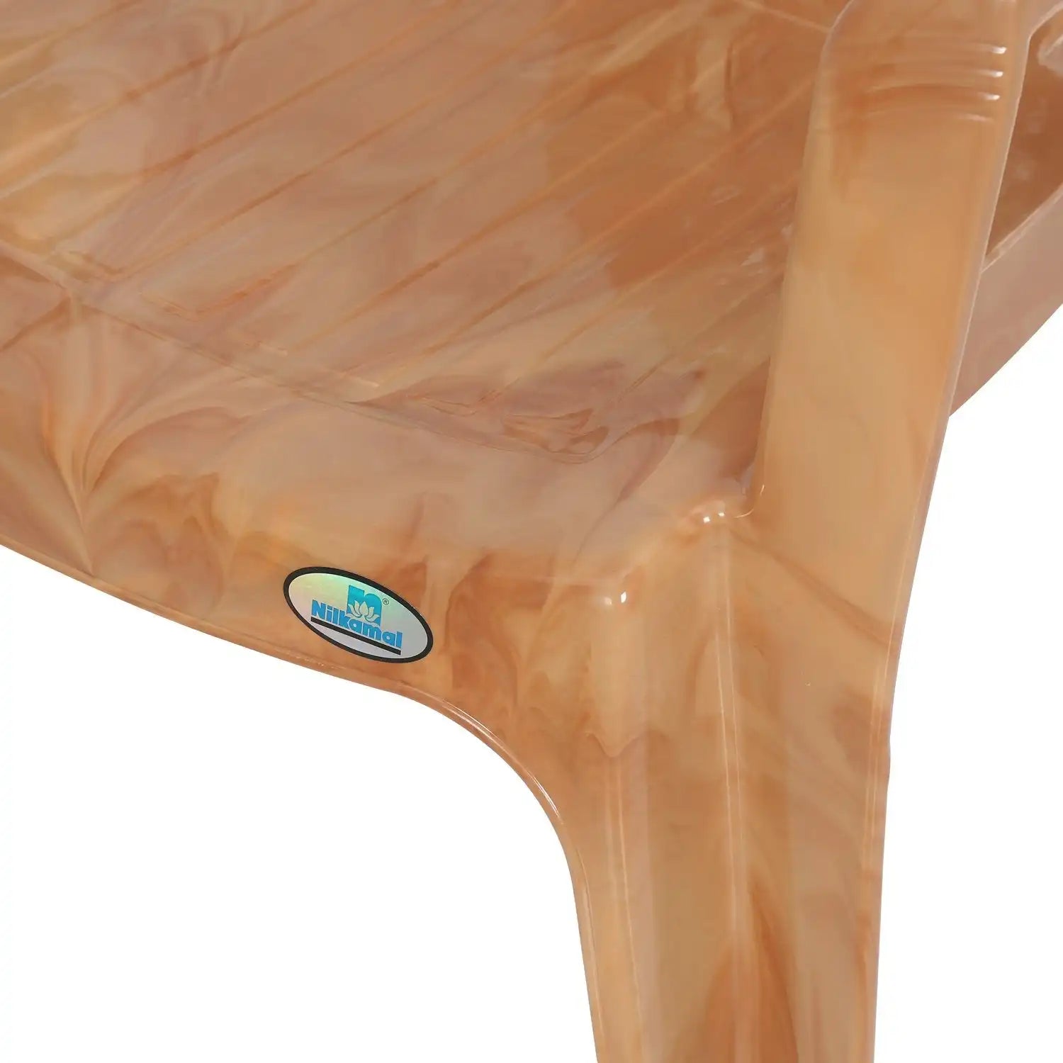 Nilkamal CHR2061 Plastic Arm Chair (Pear Wood) - Nilkamal | VK Furniture & Electronics Mangalore