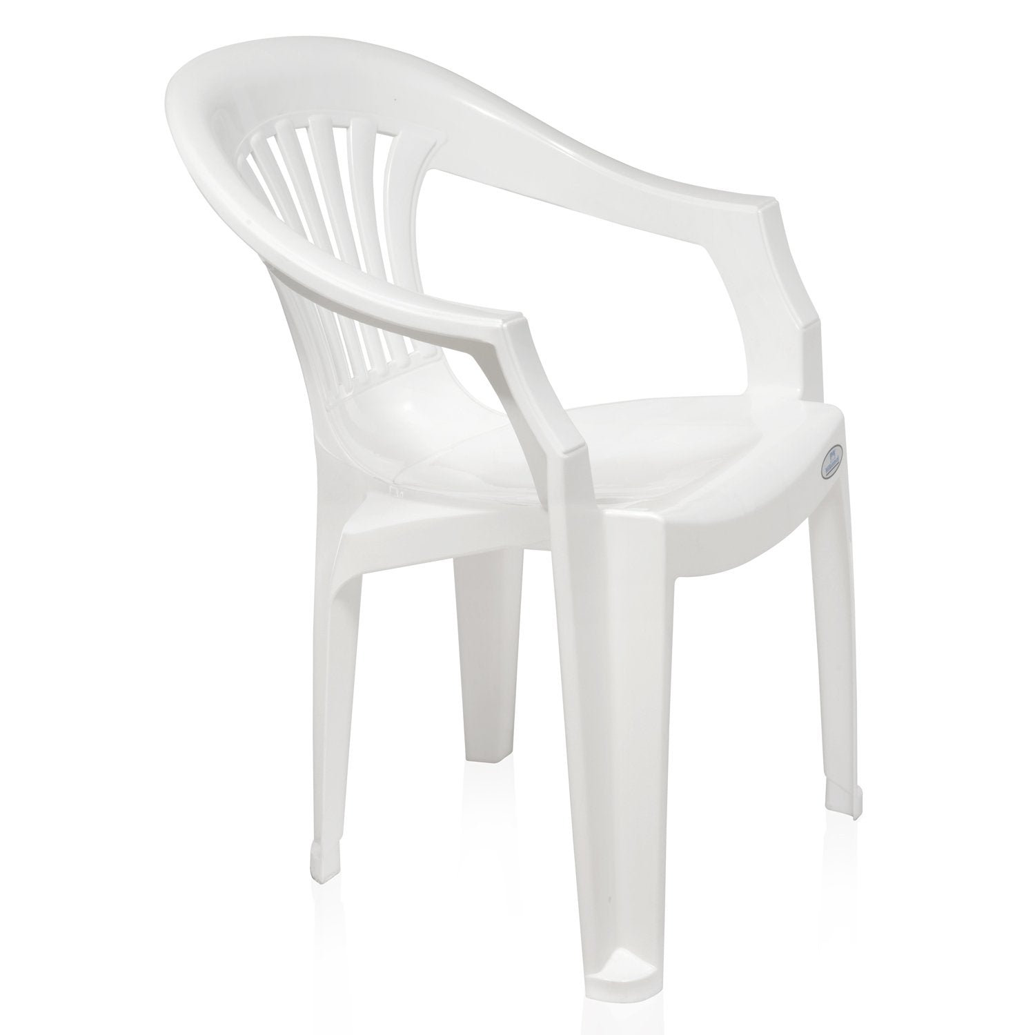 Nilkamal CHR2101 Plastic Arm Chair (Milky White) - Nilkamal | VK Furniture & Electronics Mangalore