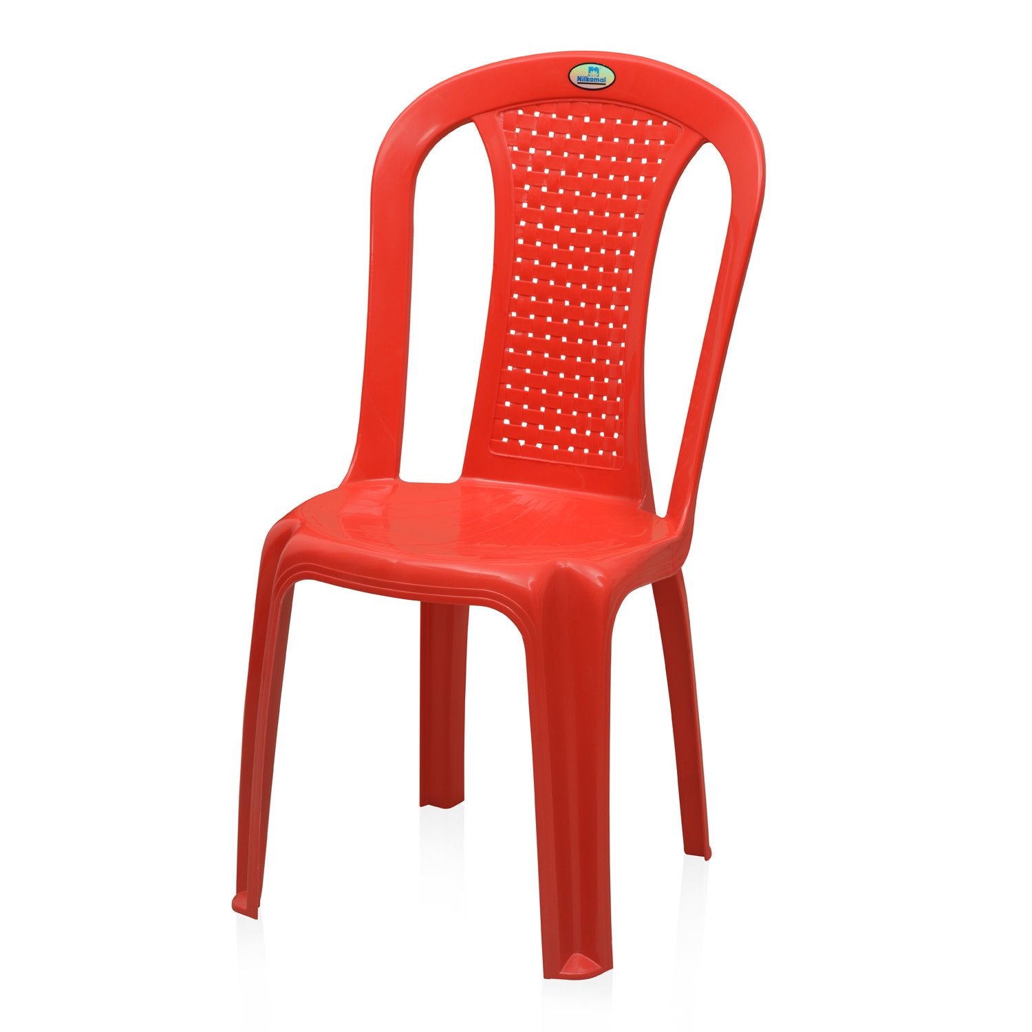 Nilkamal CHR4002 Plastic Armless Chair (Bright Red) - Nilkamal | VK Furniture & Electronics Mangalore