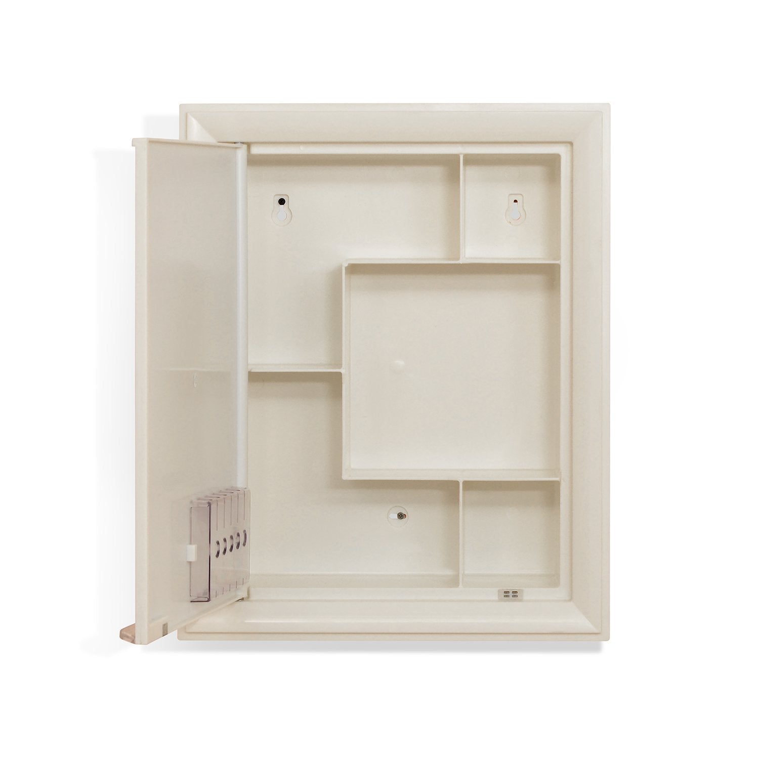 Nilkamal Gem Plastic Cabinet with Mirror (Ivory) - Nilkamal | VK Furniture & Electronics Mangalore