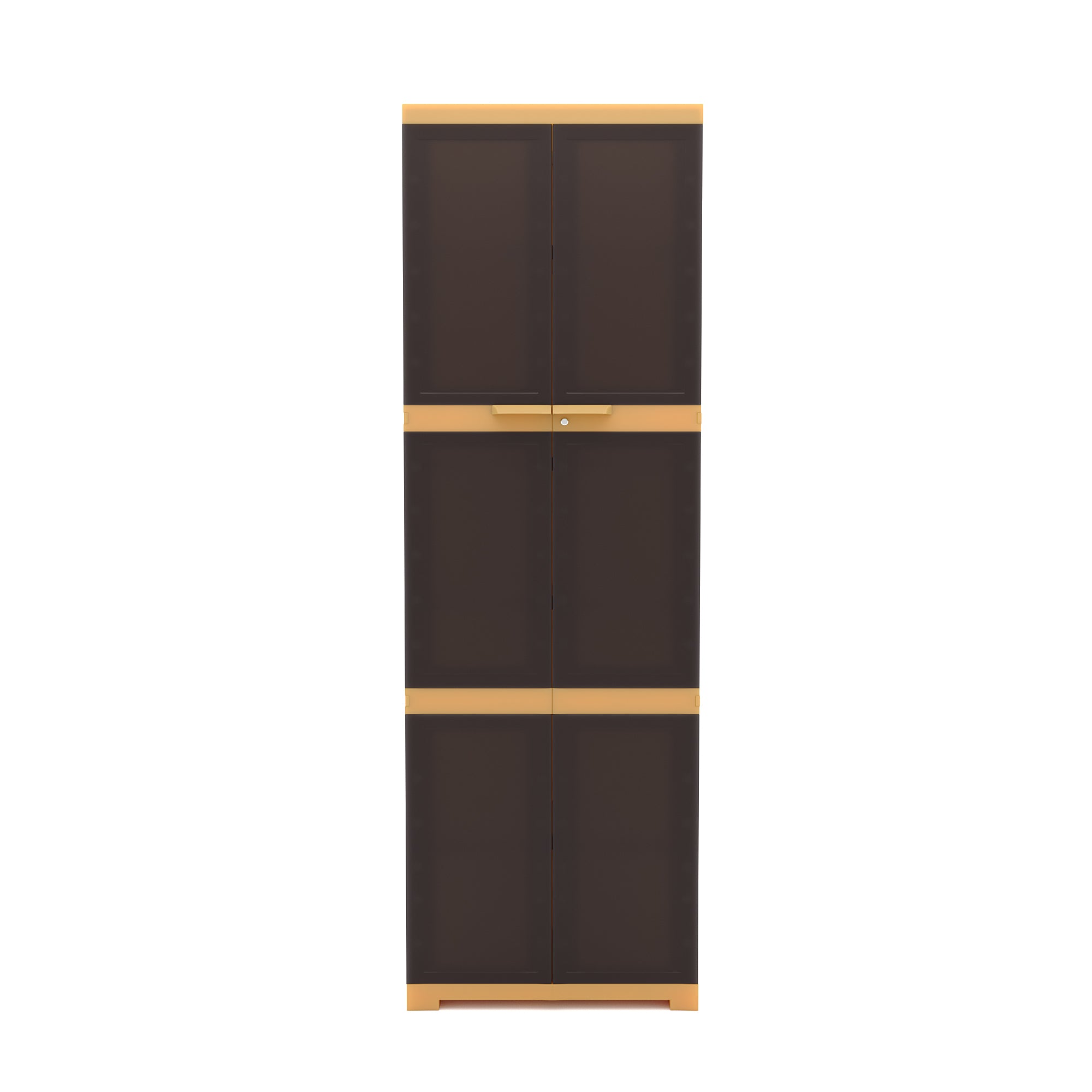 Nilkamal Freedom Mini Large (FML) Plastic Storage Cabinet (Weathered Brown / Biscuit) - Nilkamal | VK Furniture & Electronics Mangalore