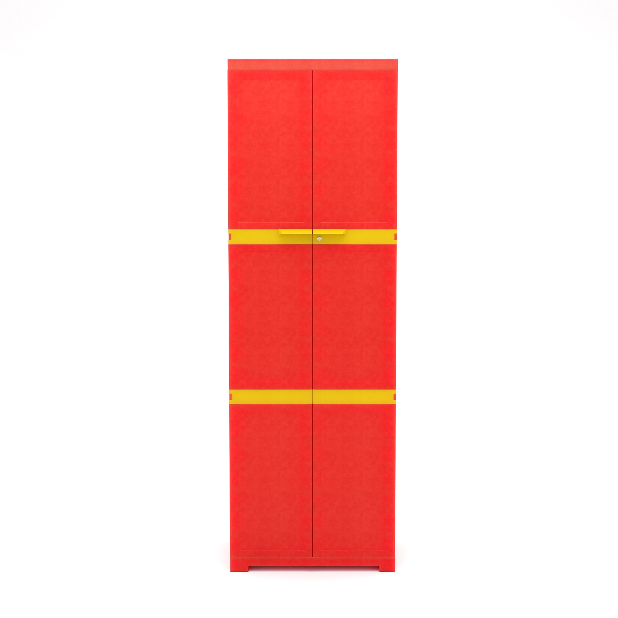 Nilkamal Freedom Mini Large (FML) Plastic Storage Cabinet (Bright Red / Yellow) - Nilkamal | VK Furniture & Electronics Mangalore