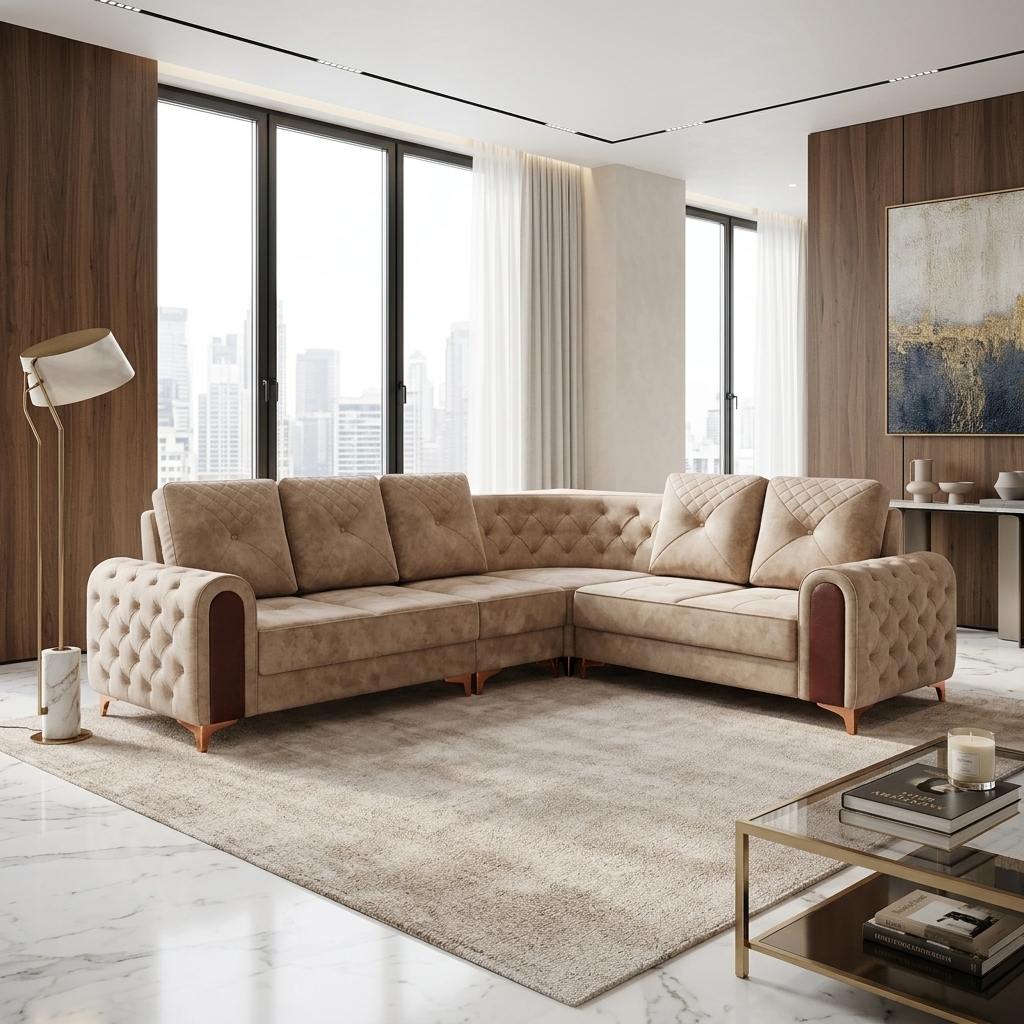 VK Floria Corner Sofa Set