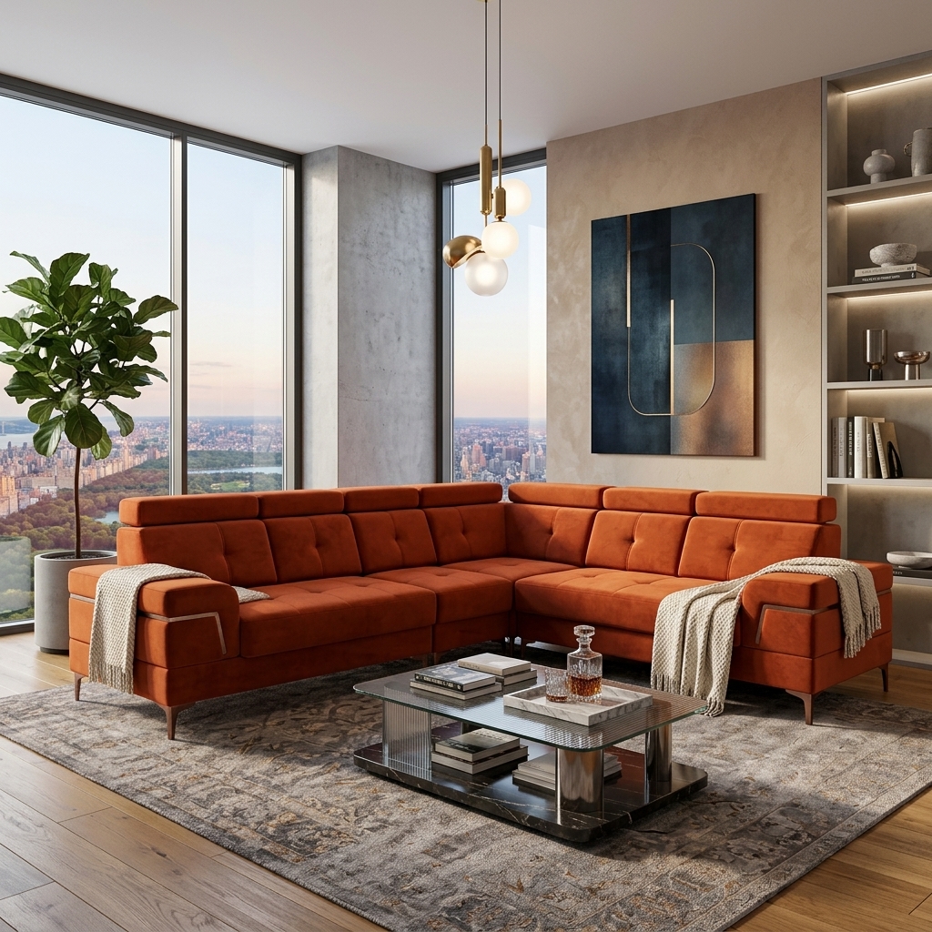 VK Holland Corner Sofa Set — VK Furniture & Electronics | VK Furniture Mangalore