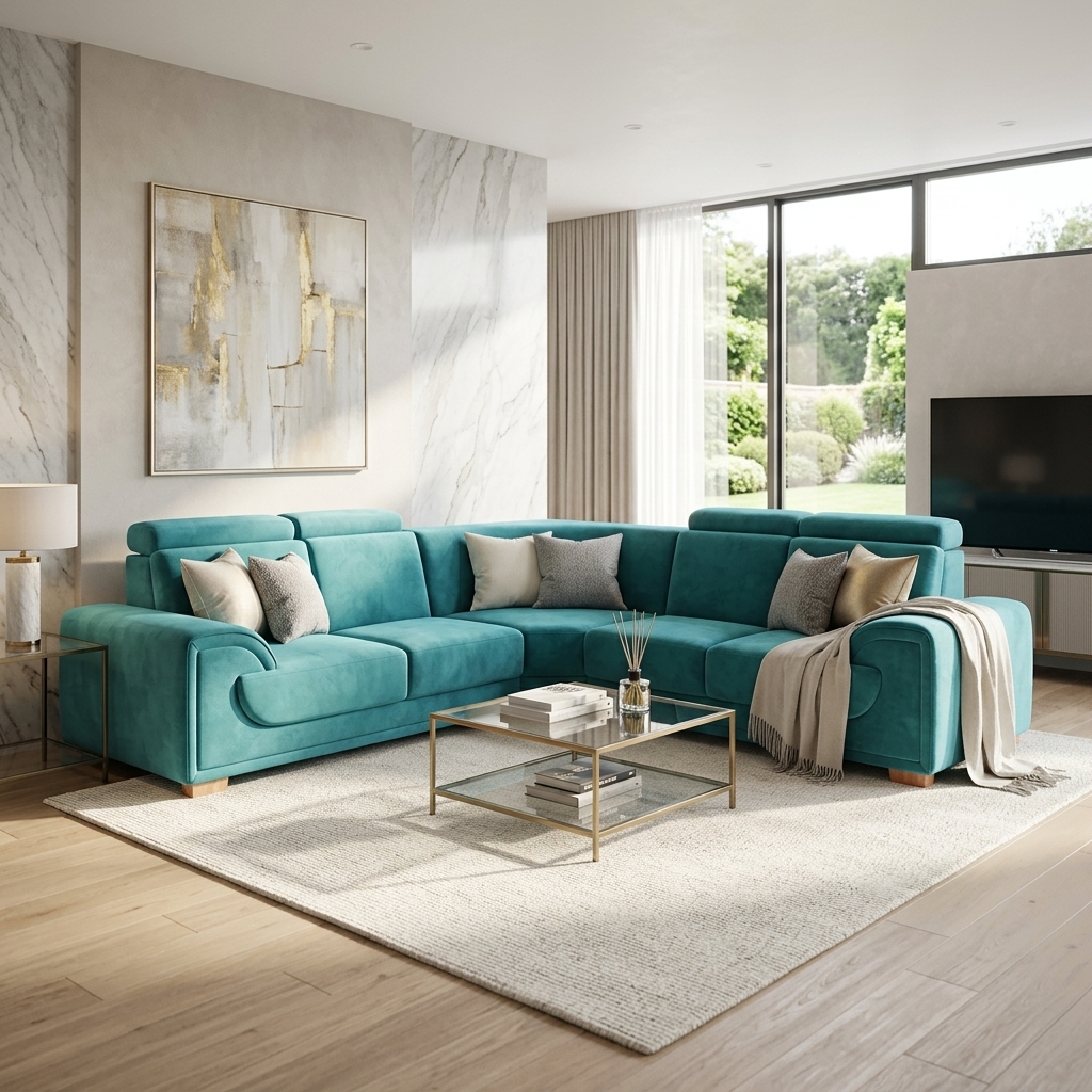 VK Urban Corner Sofa Set — VK Furniture & Electronics | VK Furniture Mangalore