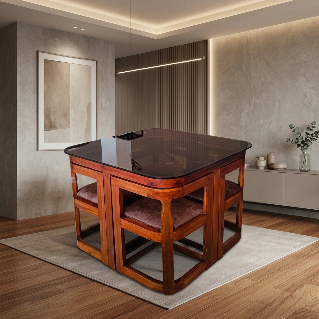 VK Star Model  4 Seater Dining set
