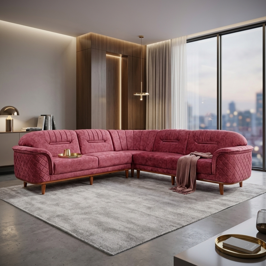 VK Skyler Corner Sofa Set — VK Furniture & Electronics | VK Furniture Mangalore