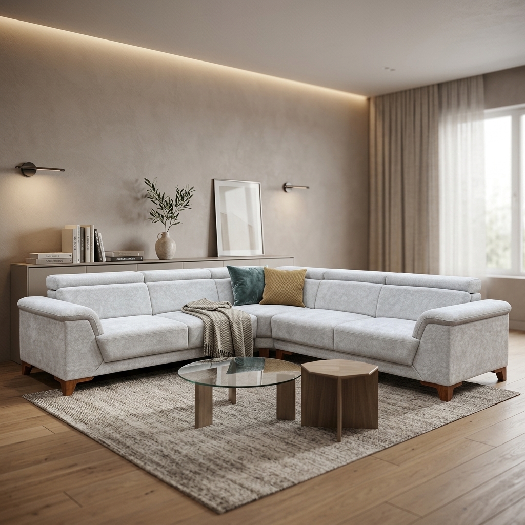 VK Onyx Corner Sofa — VK Furniture & Electronics | VK Furniture Mangalore