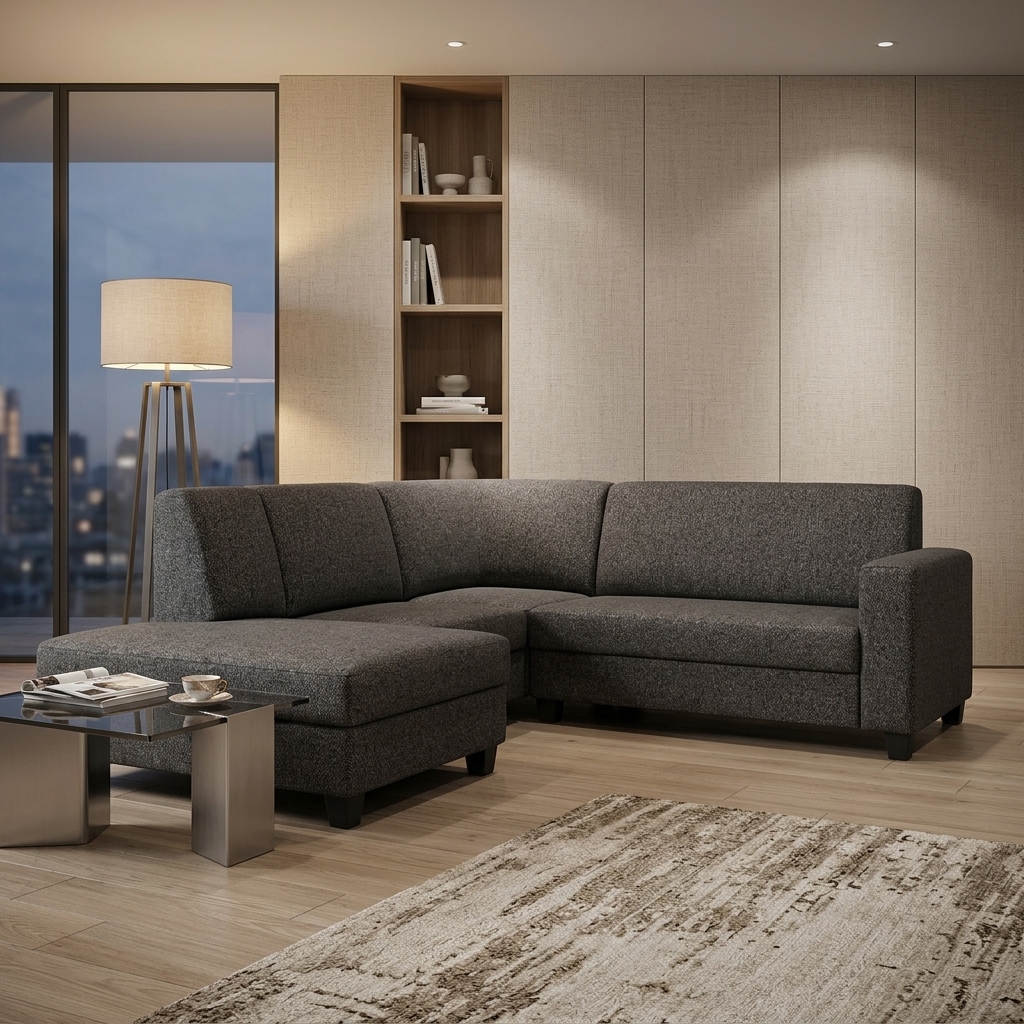 VK Orchid Corner Sofa Set — VK Furniture & Electronics | VK Furniture Mangalore