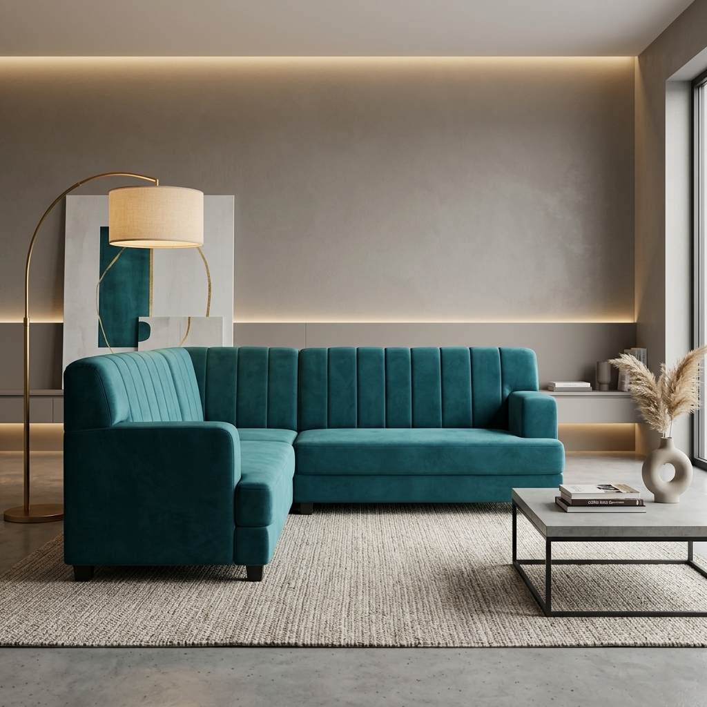 VK Saffron Corner Sofa Set