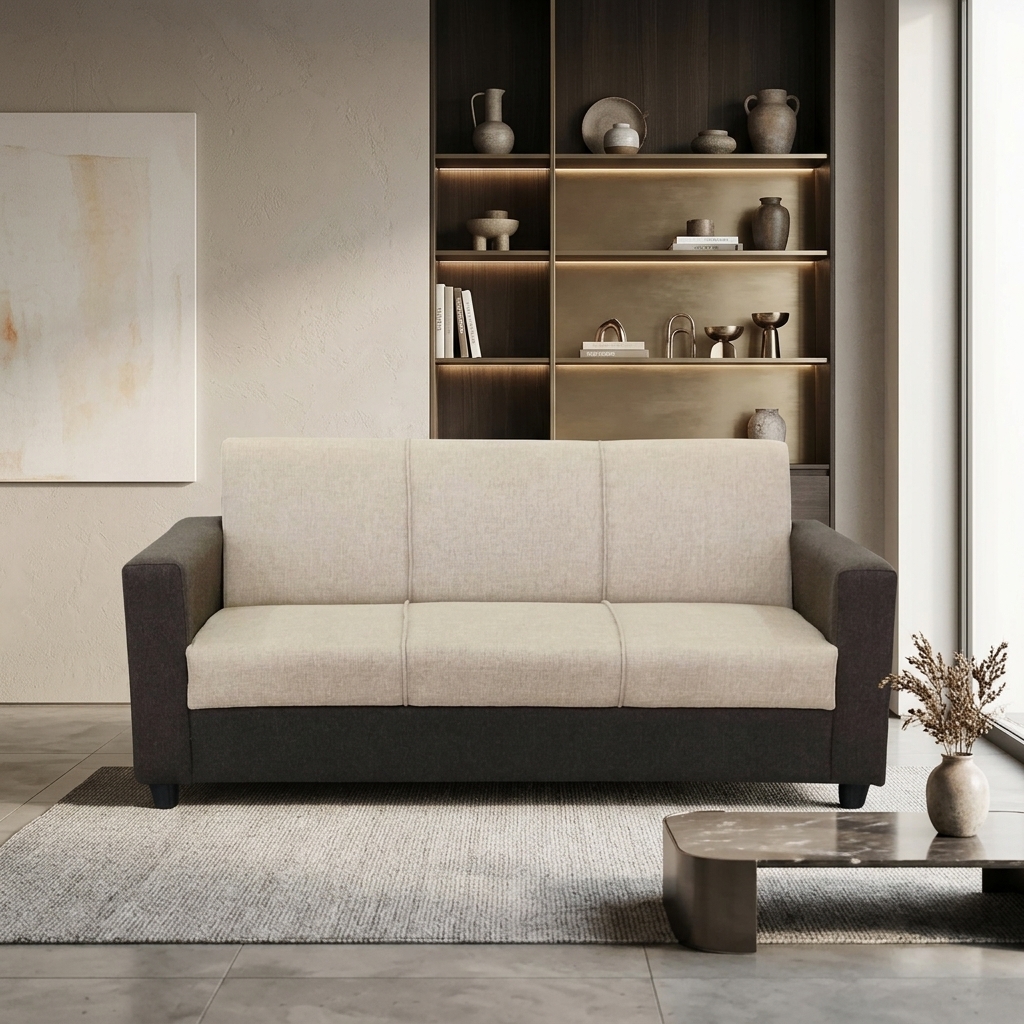 VK Orchid  3 Seater Sofa — VK Furniture & Electronics | VK Furniture Mangalore