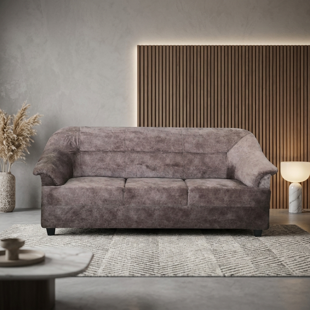 Classic 3 Seater Sofa — VK Furniture & Electronics | VK Furniture Mangalore
