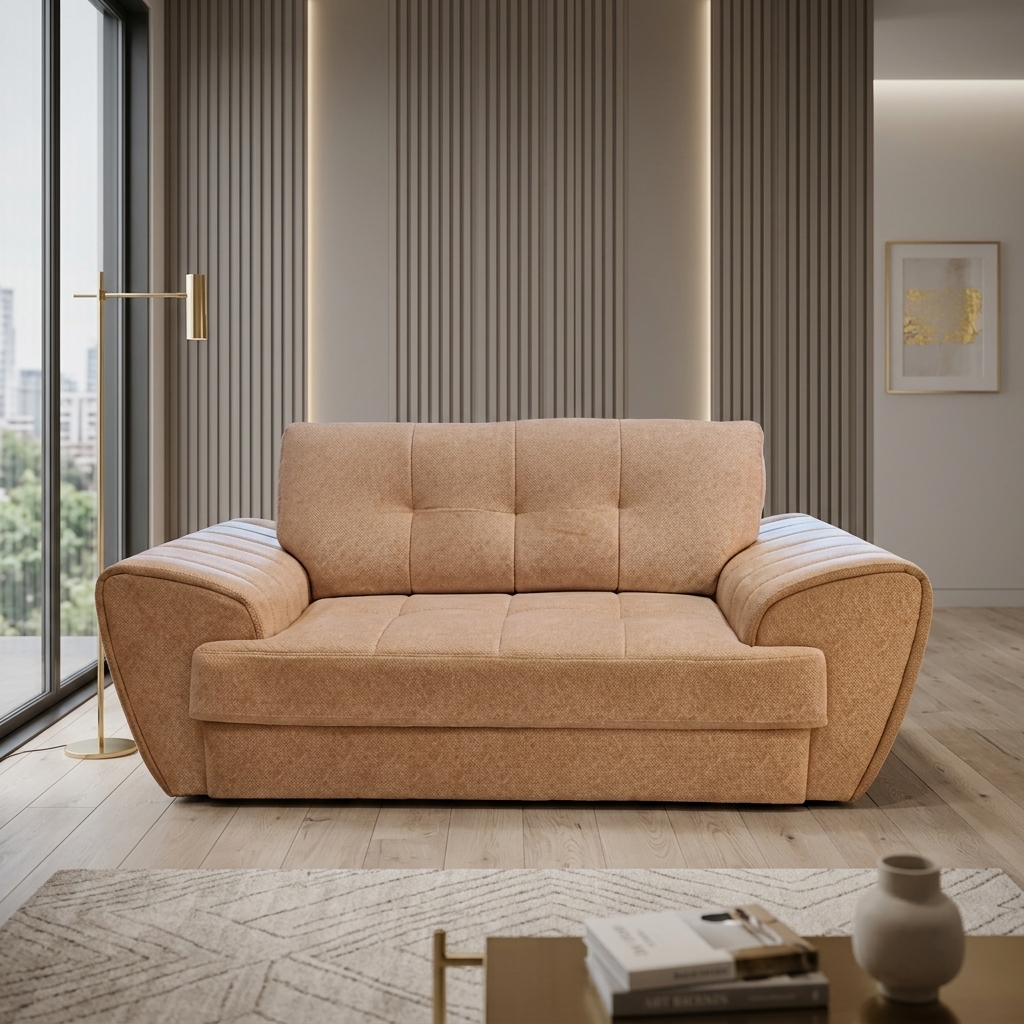 VK Mistry Model 2 Seater Sofa Set — VK Furniture & Electronics | VK Furniture Mangalore