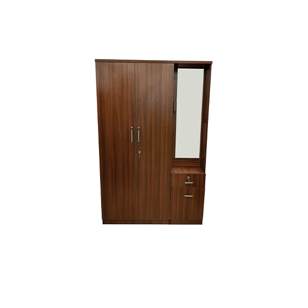 VK Magic 2 Door Wardrobe With Dresser — VK Furniture & Electronics | VK Furniture Mangalore