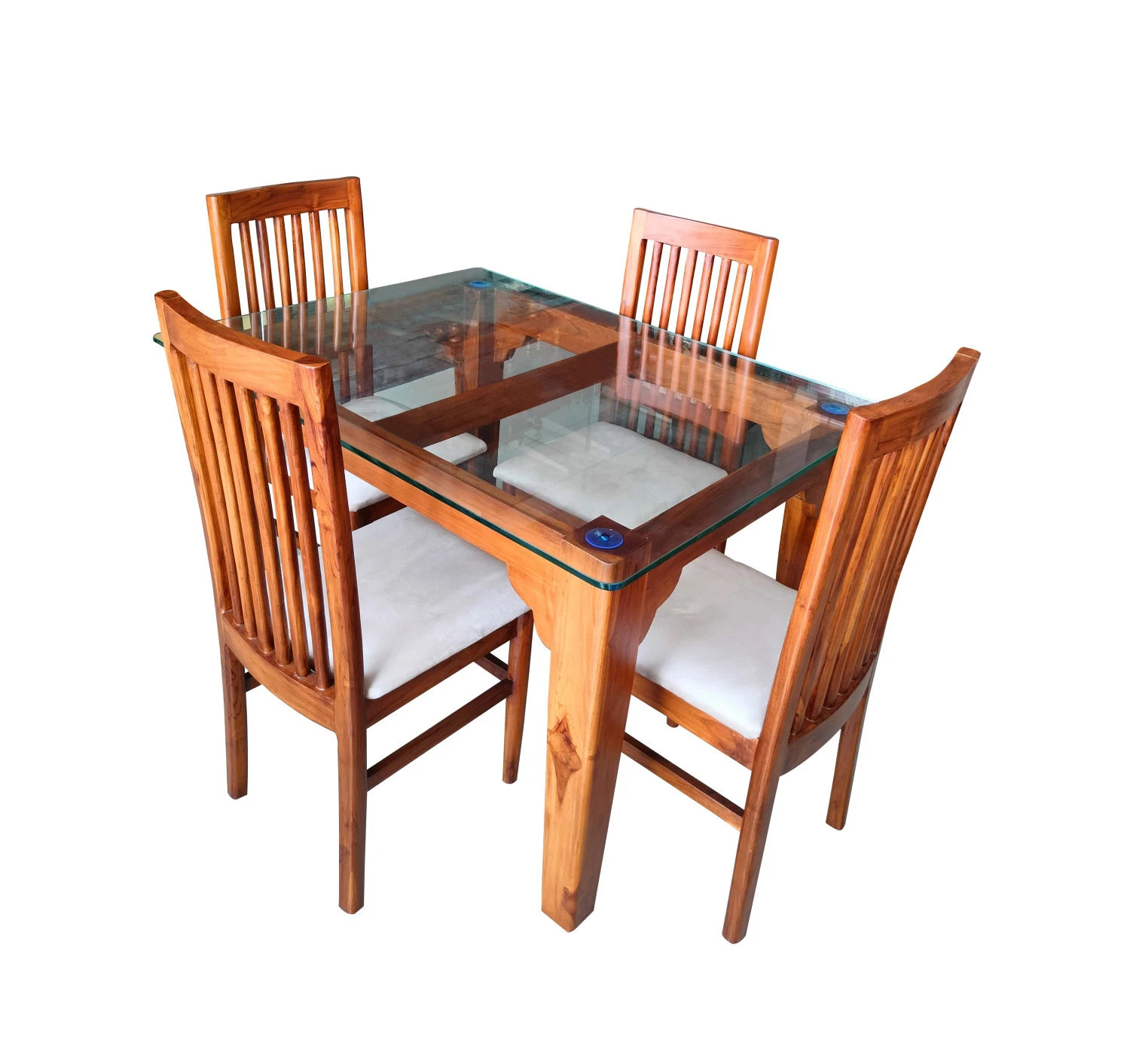 VK Royal Model 4 Seater Dining Set - VK Furniture | VK Furniture & Electronics Mangalore