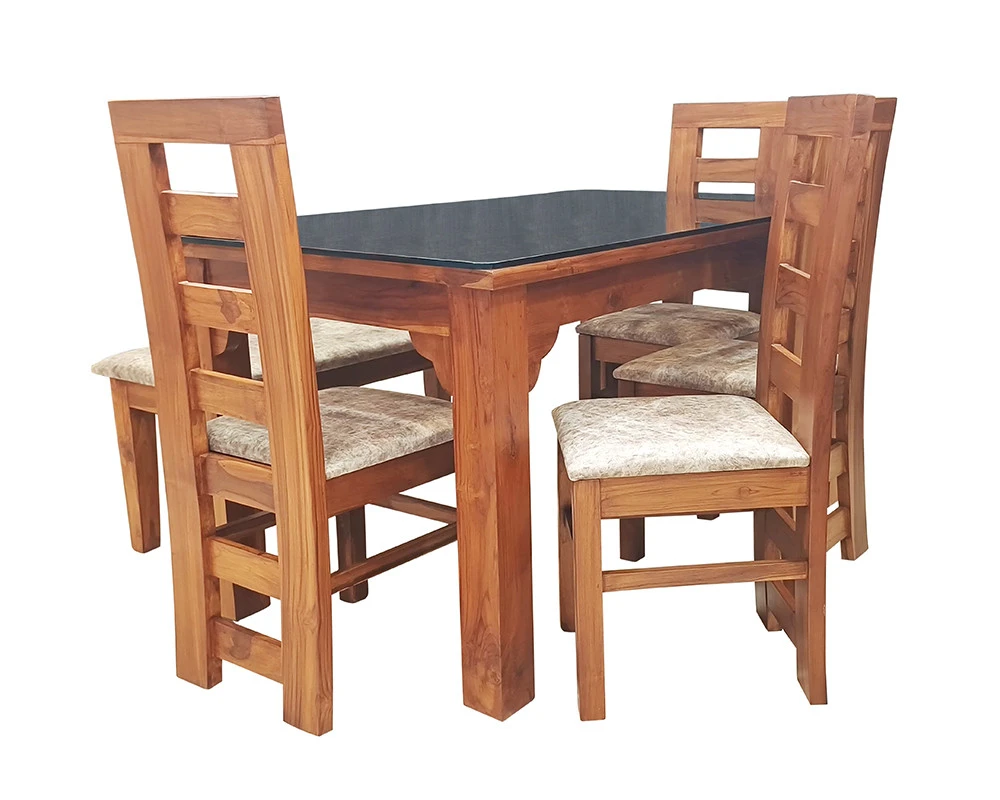 VK Belmount  Dinning Set 4 Seater with Bench - VK Furniture | VK Furniture & Electronics Mangalore