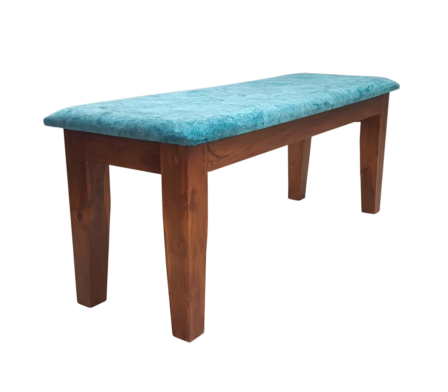 VK Belmount  Dinning Set 4 Seater with Bench(Sky Blue) - VK Furniture | VK Furniture & Electronics Mangalore