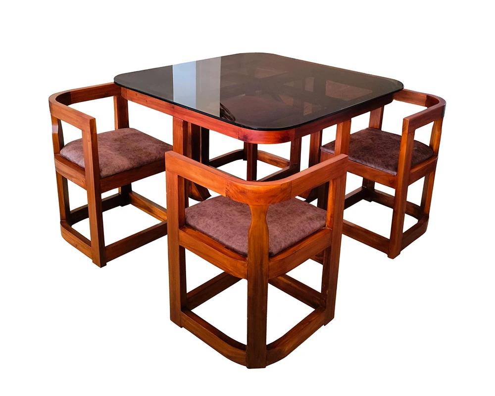 VK Star Model  4 Seater Dining set - VK Furniture | VK Furniture & Electronics Mangalore