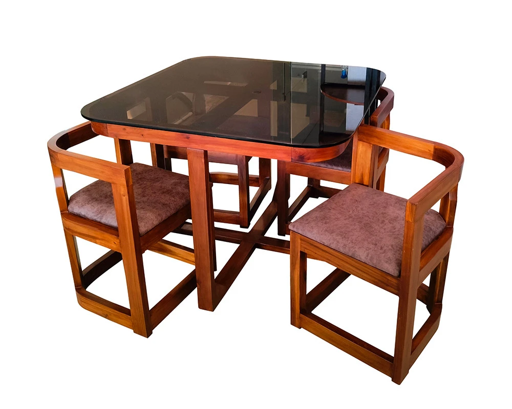VK Star Model  4 Seater Dining set - VK Furniture | VK Furniture & Electronics Mangalore