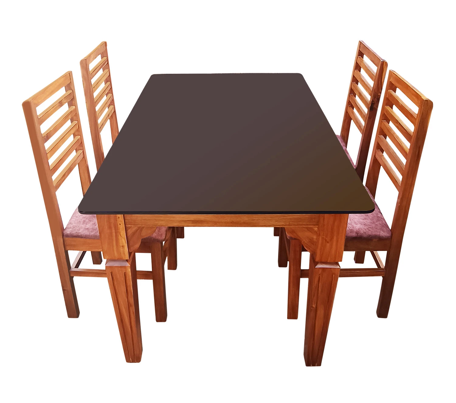 VK Zen Model 4 Seater Dining Set - VK Furniture | VK Furniture & Electronics Mangalore