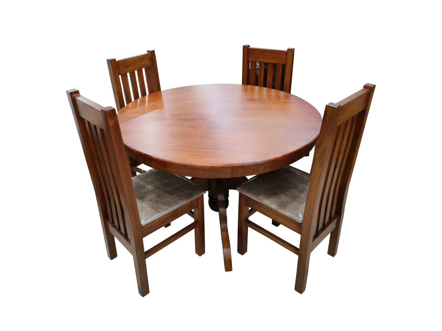 VK Galaxy Model wood 4 Seater Dining set - VK Furniture | VK Furniture & Electronics Mangalore