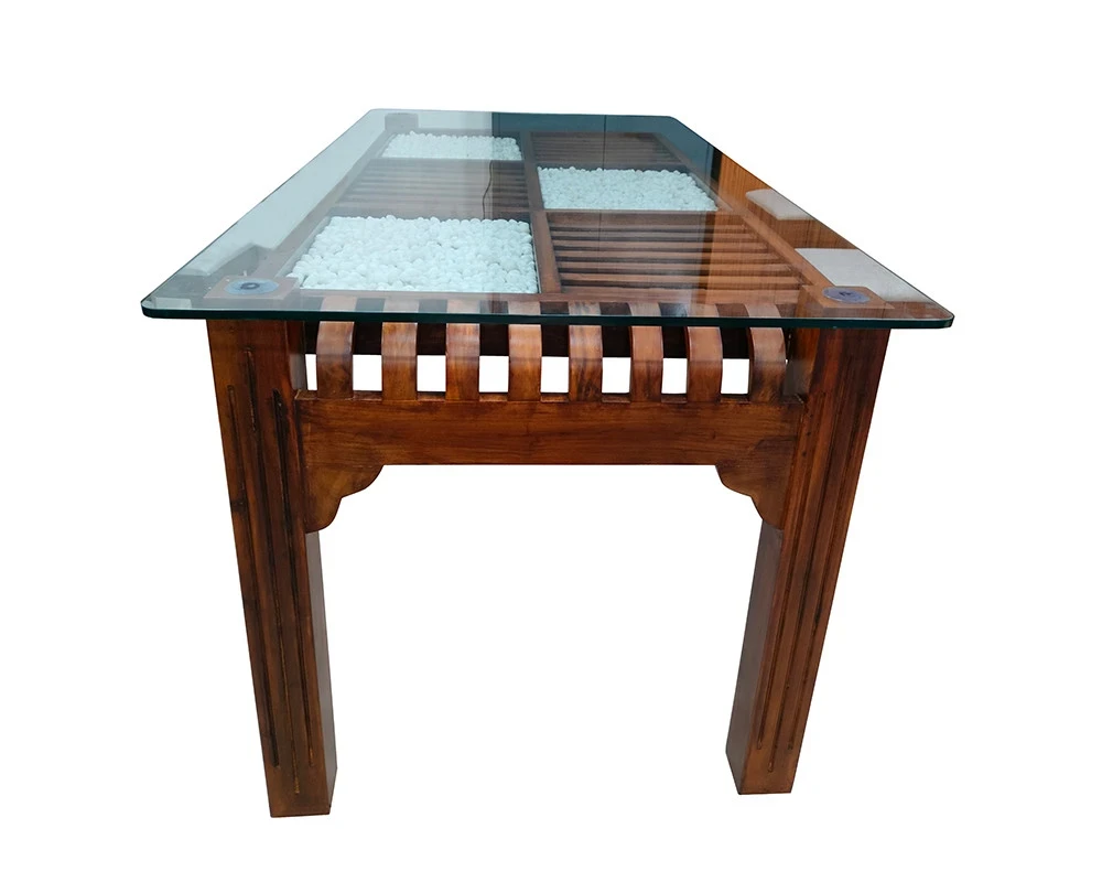 Deluxe Model Wood 6 Seater Dining Table