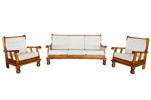 VK BURTON MODEL 3+1+1 SOFA SET — VK Furniture & Electronics | VK Furniture Mangalore