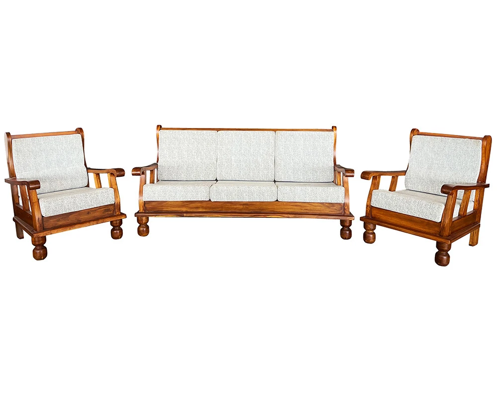 VK Burton Model 3+1+1 Sofa Set - VK Furniture | VK Furniture & Electronics Mangalore
