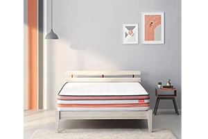 DUROFLEX BOLTT PLUS SPRING MATTRESS  WITH EURO TOP 75 X 72 — VK Furniture & Electronics | VK Furniture Mangalore