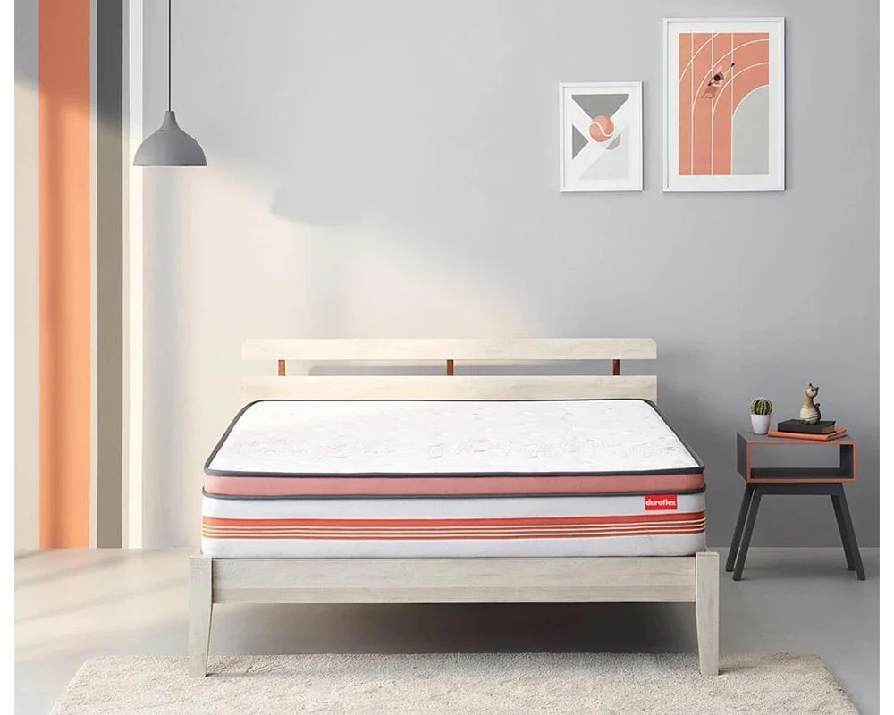 Duroflex Boltt Plus Spring Mattress  With Euro Top 78X 36 - VK Furniture | VK Furniture & Electronics Mangalore