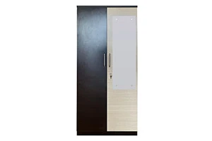 VK GRACE  2 DOOR  WARDROBE WITH MIRROR — VK Furniture & Electronics | VK Furniture Mangalore